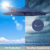 Yescom 13Ft Patio Umbrella Replacement Canopy Market Umbrella Cover Table Outdoor Backyard Pool Deck Restaurant Navy blue - 3 of 4