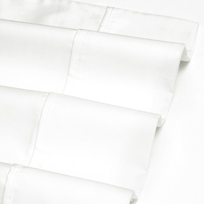 Ivory California King Cotton Sateen Deep Pocket Sheet Set