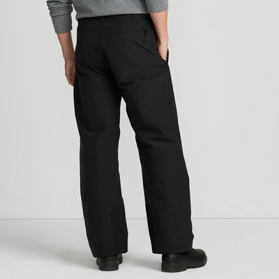 Мужские брюки Lands' End Men's Squall Waterproof Insulated Snow Pants - X Large - Black — фото 2
