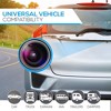 Pyle PLCM38FRV Compact Car Backup Camera with Night Vision, Distance Scale Lines, Waterproof, RCA Video Output, Front/Rear Vehicle Mountable - 2 of 4