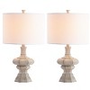 Melville Table Lamp (Set of 2) - 24 Inch Height - TBL4180 - White - Safavieh - 3 of 4