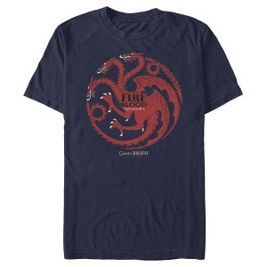 Men's Game of Thrones Targaryen Dragon Banner T-Shirt - 1 of 4