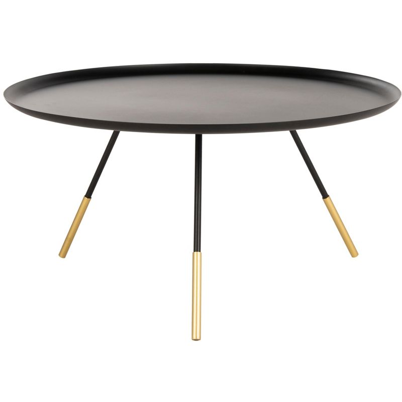 Orson Coffee Table with Metal Gold Cap  - Safavieh, 4 of 8