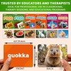 QUOKKA Flash Cards for Toddlers - Speech Therapy Toys - Vocabulary Builder for Kids - 2 of 4