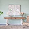 SEVOBAL Wall Art Minimalist Framed Acrylic Print Set Stylish Modern Elegant Decor for Living Room Office Kitchen, White, 19.3"*4.7"*50.8" - 2 of 4