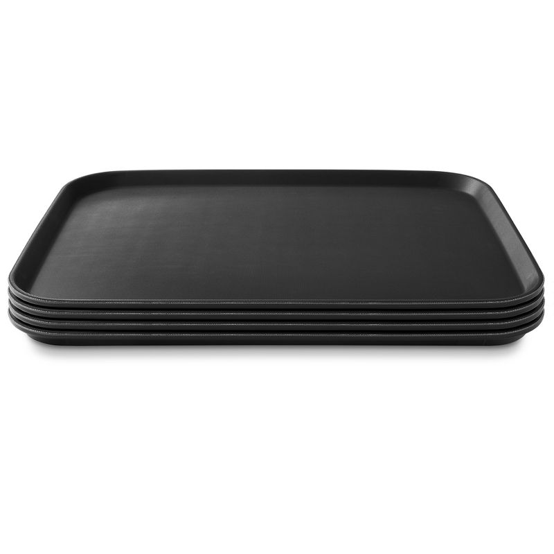 Jubilee (Set of 4) Rectangular Restaurant Serving Trays - NSF Certified Non-Slip Food Service Trays, 4 of 8