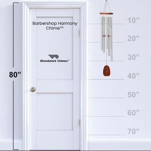 Woodstock Windchimes Barbershop Harmony Chime, Wind Chimes For Outside, Wind Chimes For Garden, Patio, and Outdoor Decor, 40"L - 1 of 4