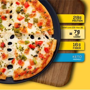 Life Cuisine Frozen CarbWise Keto Veggie Pizza - 6oz - 1 of 4
