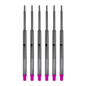 Monteverde Ballpoint Pen Refill Medium Point Pink Ink 6 Pack (W133PK) - 1 of 1