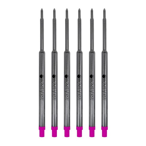 Monteverde Ballpoint Pen Refill Medium Point Pink Ink 6 Pack (W133PK) - image 1 of 1