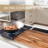 Acacia Wood Cutting Board with Grip Handle - Serving Board, Cheese Board, Chopping Board - 4 of 4