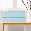Unique Bargains Absorbent Quick Dry Plush Textured Comfort Bath Towels 2 Packs - 3 of 4