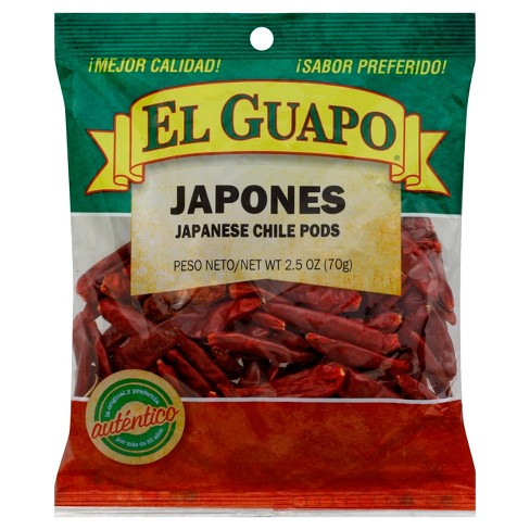 El Guapo Chile Japones Bag Whole 3oz Target