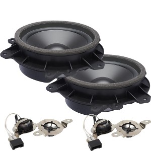 PowerBass OE65C-TY - 6.5" Toyota OEM Component Speaker Upgrade Kit  - Pair - 1 of 3