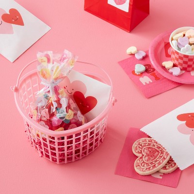 Valentine's Day Decorative Bucket Hearts - Spritz™