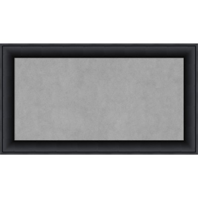 Nero Black Wood Framed Magnetic Board 30 x 19 in.