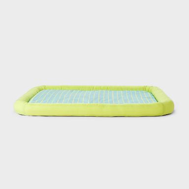 Cooling Mats Dog Bolster Bed - Boots & Barkley™ - Green - S/M
