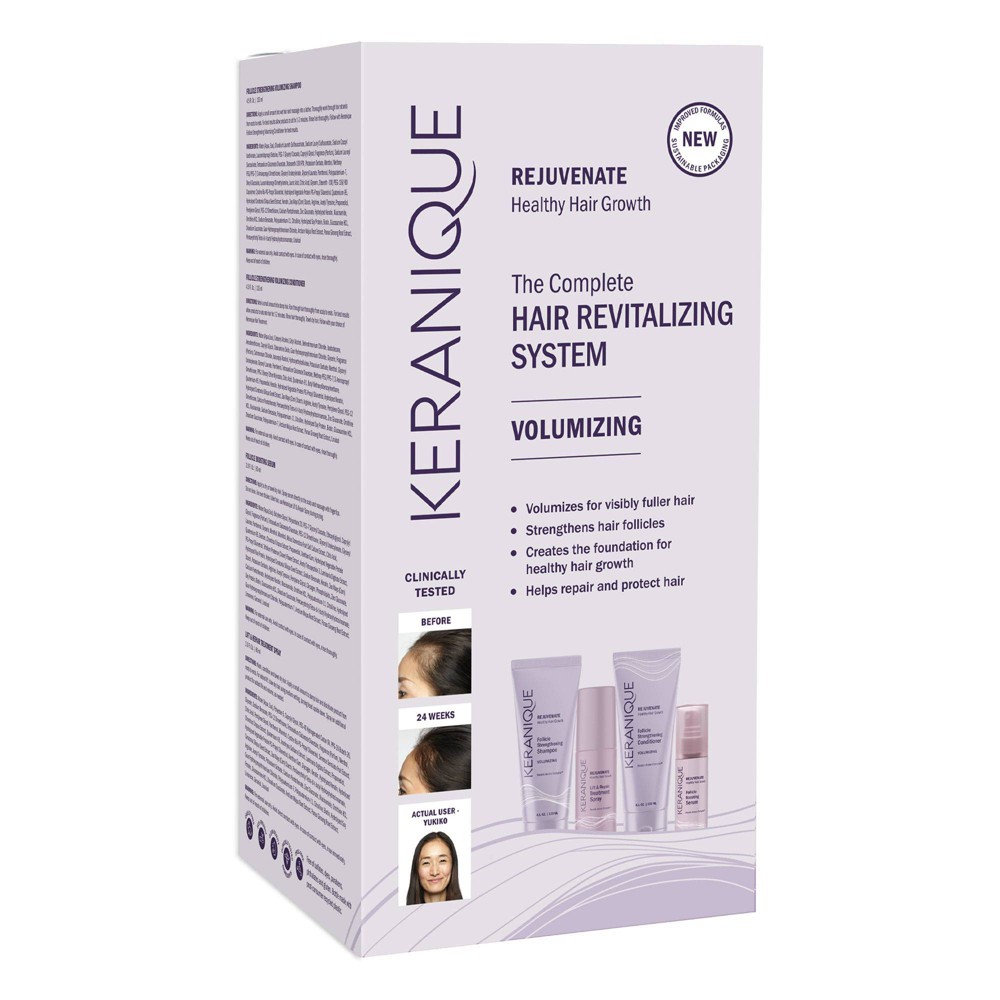 Photos - Hair Product Keranique The Complete Hair Revitalizing System for Volumizing - 10.8 fl o