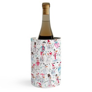 Ninola Design Friendly snowmen Wine Chiller -Deny Designs - 1 of 2