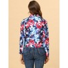 INSPIRE CHIC Women's Notched Lapel Open Front Business Casual Blazer - 3 of 4