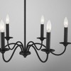 Capital Lighting Vincent 6 - Light Chandelier in  Black Iron - 3 of 4