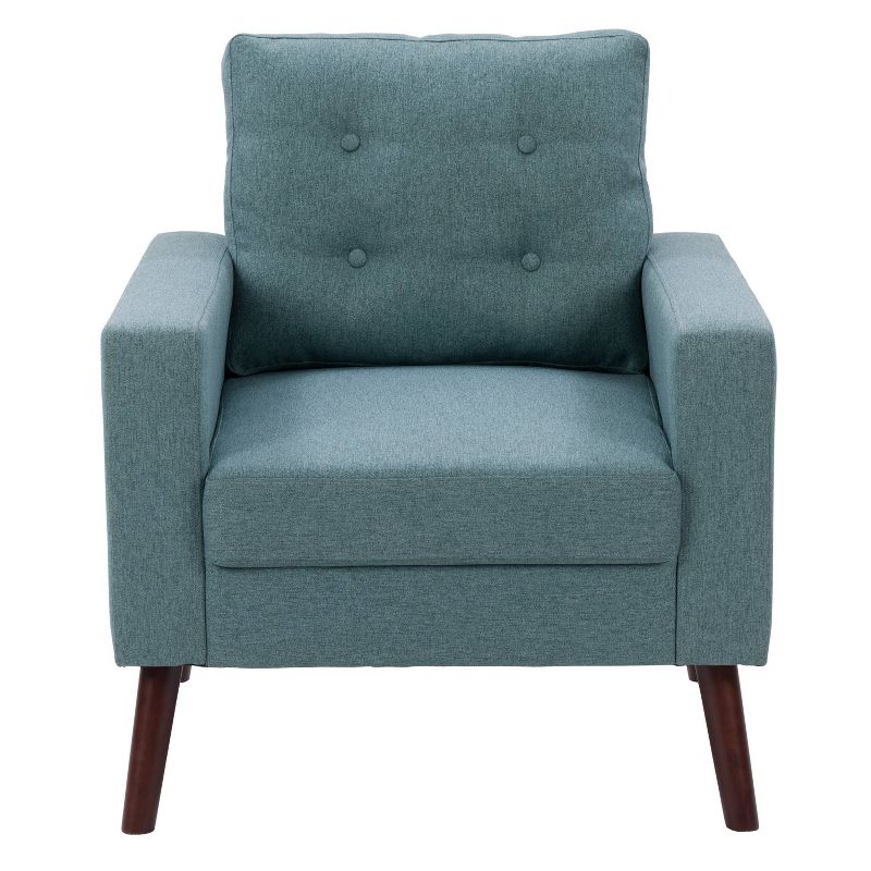 Elwood Tufted Accent Chair Light Green - CorLiving, 1 of 10