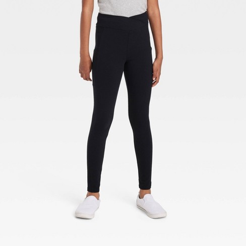 Girls' V-waist Pocket Leggings - Art Class™ : Target