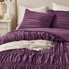 NicBex French Country King Size Comforter Set Bedding Set, Romantic Ruched Design Bedding Comforter Sets, 1 Comforter, Pillow Shams, Machine Washable - 4 of 4