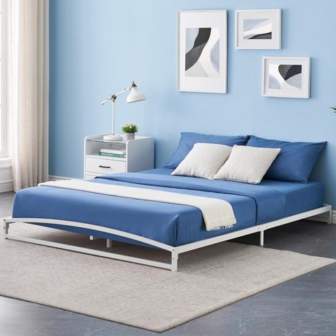 6 inch platform bed frame deals queen