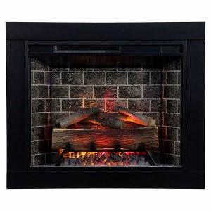 Modern Ember Uptown 28 Inch Electric Fireplace Insert, Works with Alexa/Google - 1 of 4