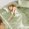 Satin Sheets Queen Size - Similar to Silk Sheets, Silky Bedsheet, Luxury & Ultra Soft, Non-Fading & Wrinkle Free, Good for Hair & Skin, Gifts for Wome - 4 of 4