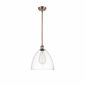 Bristol Glass - 1 Light Mini Pendant In Industrial Style-12.75 Inches Tall and 12 Inches Wide - 1 of 1