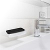Unique Bargains Soap Dish Soap Cleaning Storage Keep Soap Dry for Bathroom Silicone 8.98''x3.54'' 1Pcs - 2 of 4