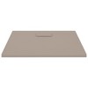 VidaXL Shower Base Tray SMC Brown 31.5 in.x31.5 in. - 3 of 4