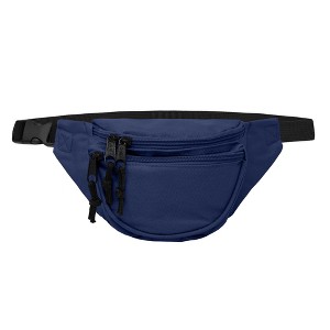 Dalix Fanny Pack w/ 3 Pockets Traveling Concealment Pouch Airport Money Bag - 1 of 4