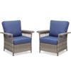 Buenhomino Outdoor Patio All-Weather Wicker Furniture Set - 2 of 4