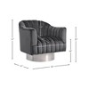Meridian Furniture,Farrah Velvet Accent Chair - 4 of 4