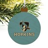 Johns Hopkins University Primary Logo Wood Christmas Tree Holiday Ornament - 4 of 4