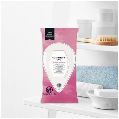 Summer&#39;s Eve Sensitive Feminine Wipes - 32ct