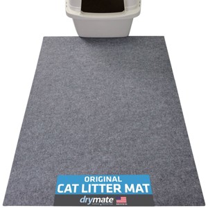 Drymate 29" X 36" Litter Mat for Cats - Savannah Light Gray - 1 of 4