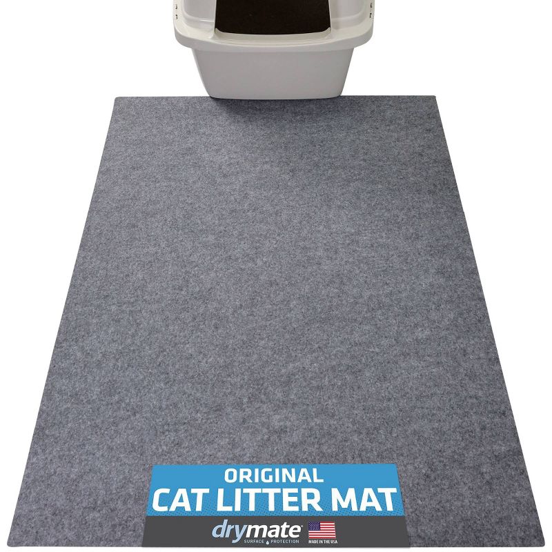 Drymate 29&#34; X 36&#34; Litter Mat for Cats - Savannah Light Gray, 1 of 7