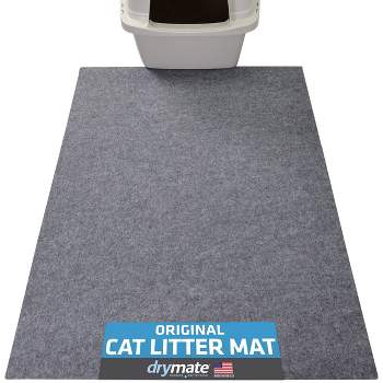 Drymate 29" X 36" Litter Mat for Cats - Savannah Light Gray