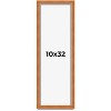 PosterPalooza | Panoramic Classic Brown Picture Frame - UV Acrylic, Foam Board Backing, Hanging Hardware - 2 of 4