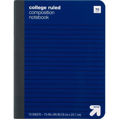 College Ruled Hard Cover Composition Notebook - up&up™