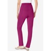 Woman Within Women's Plus Size Petite The Hassle-Free Elastic-Waist Soft Knit Pant - 3 of 4