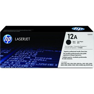 HP Inc. 12A Black Original LaserJet Toner Cartridge, ~2,000 pages, Q2612A - 1 of 4