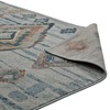Modway Jenica Distressed Moroccan Abstract Diamond 5x8 Area Rug - Silver Blue/Beige/Brown,  Two-Ply Polypropylene Yarn ,  Tight Low Pile Weave - 4 of 4