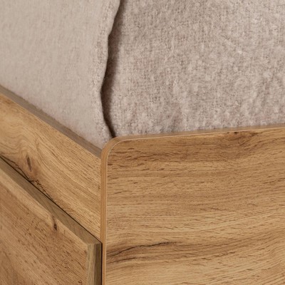 Nordik Oak Twin Captain's Bed with 3 Storage Drawers