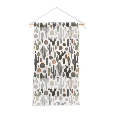 Avenie After The Rain Cactus Melody Small Portrait Fiber Wall Hanging - Society6