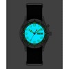 Caravelle by Bulova Men's Quartz with Light Up Vintage Watch, Black Nylon Strap, Black Dial,  Day / Date, 3 Hand - 2 of 4